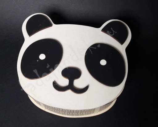 Állatfigurás dobozka - panda